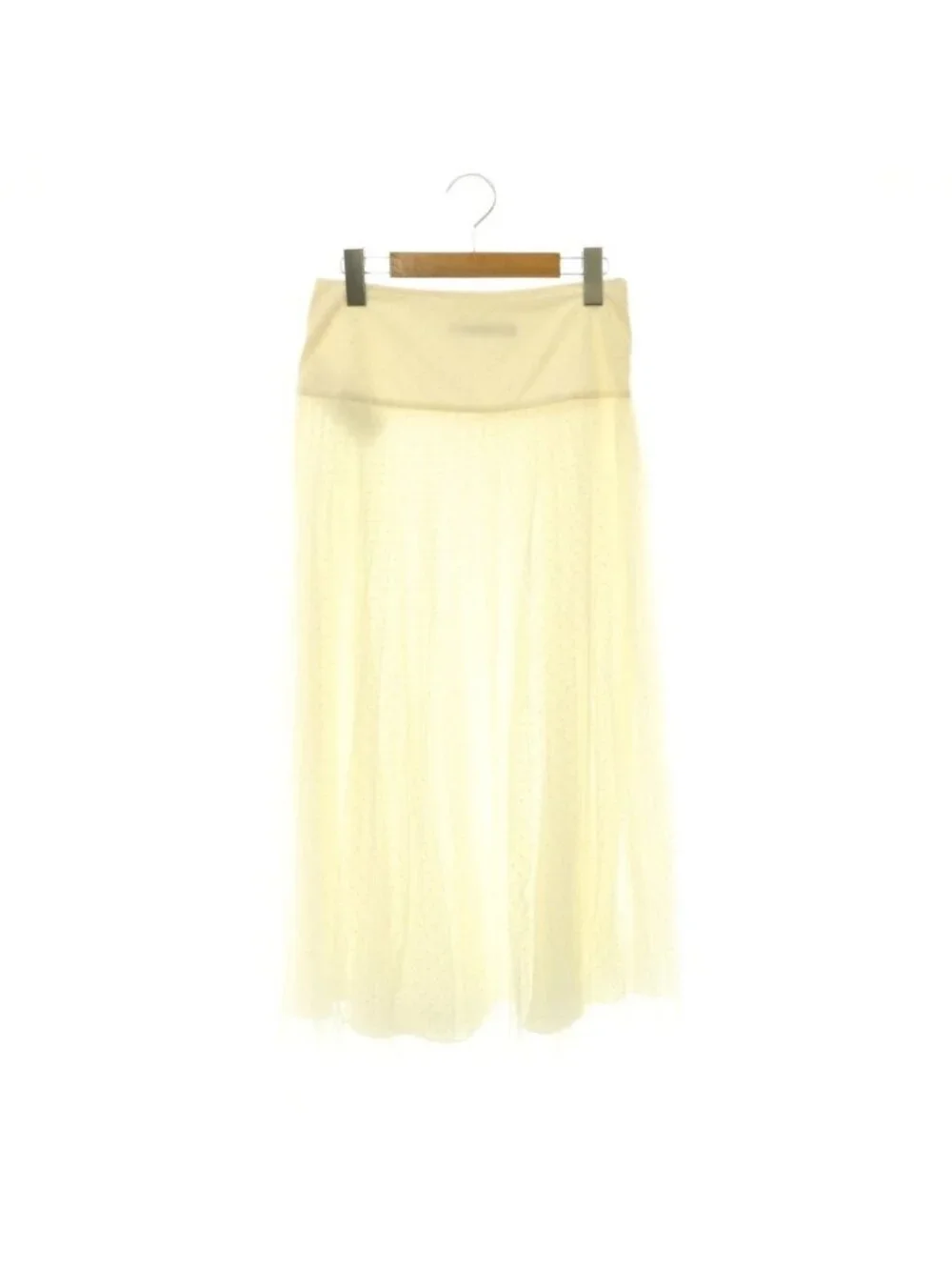 Dior Dot Tulle Long Skirt